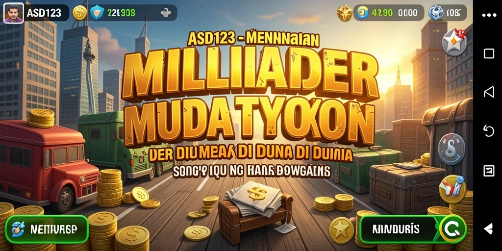 Tangkapan layar gameplay menunjukkan proses manajemen bisnis yang seru.
