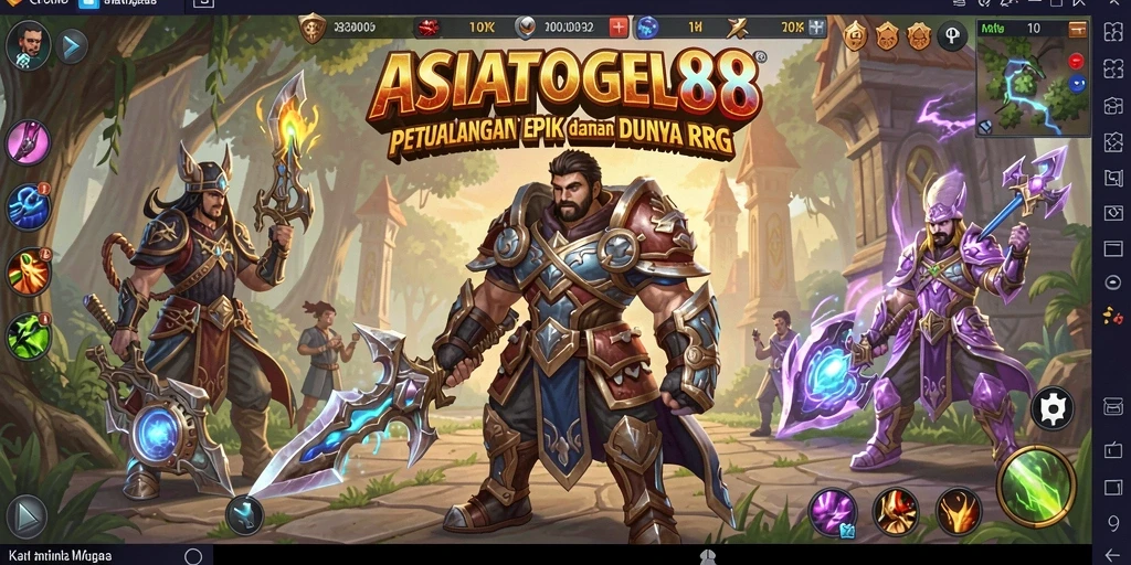 Tampilan gameplay RPG yang memukau dan penuh aksi.