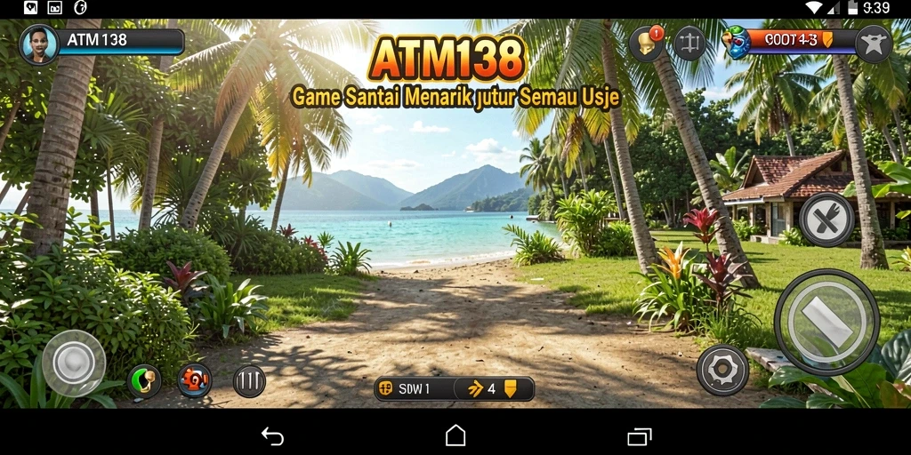 Screenshot menampilkan aksi gameplay yang seru dan menyenangkan dari ATM138.