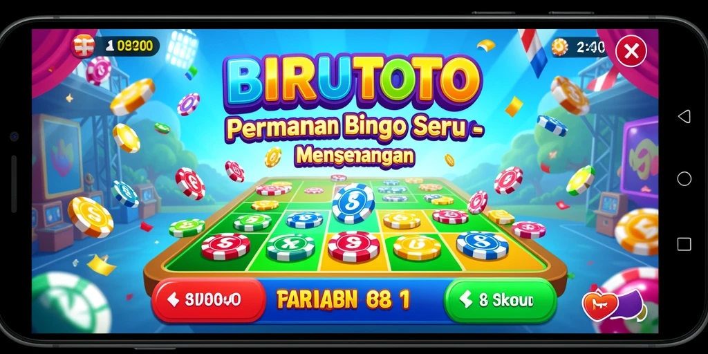 Tampilan gameplay BIRUTOTO yang seru dan interaktif.