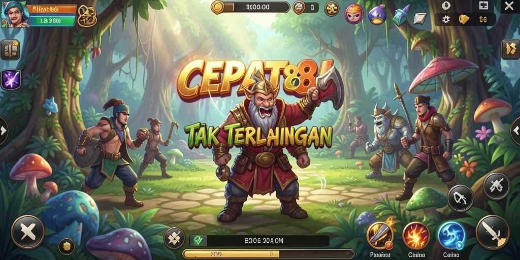 Tampilan gameplay yang menampilkan petualangan seru di CEPAT88.