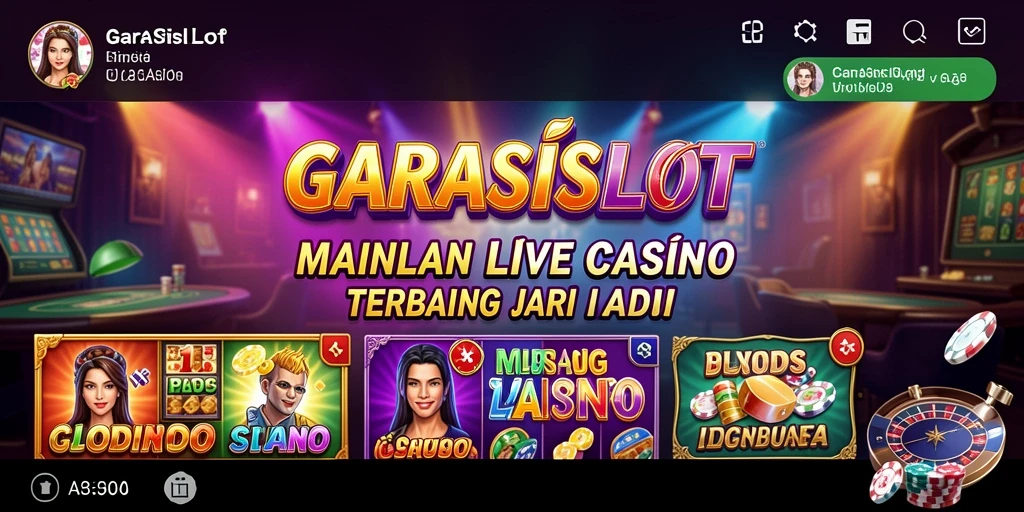 Gameplay mendebarkan di GARASISLOT dengan dealer langsung.
