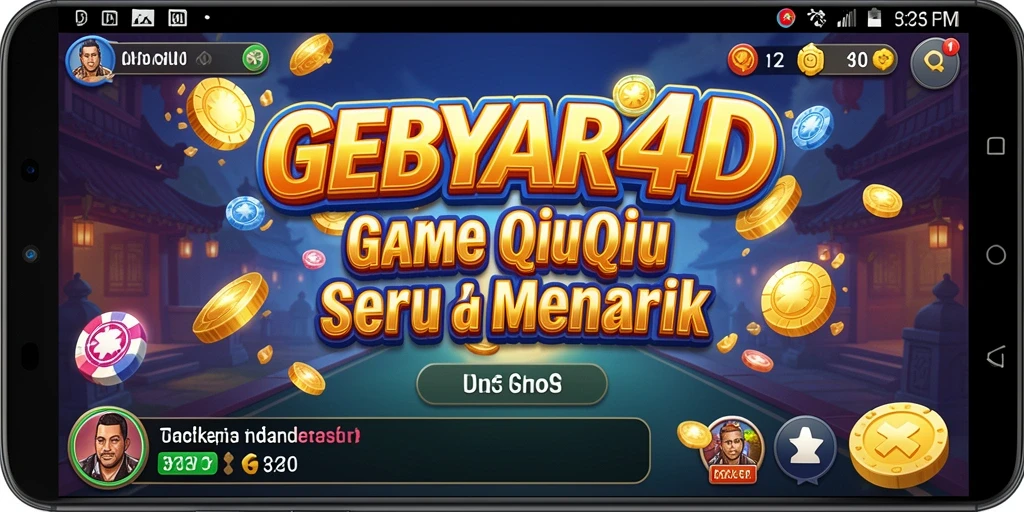Tampilan gameplay GEBYAR4D yang menarik dan penuh aksi QiuQiu.