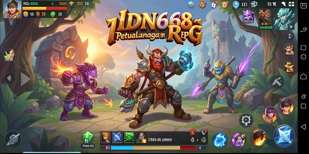 Gameplay RPG yang imersif dan menakjubkan di IDN668.