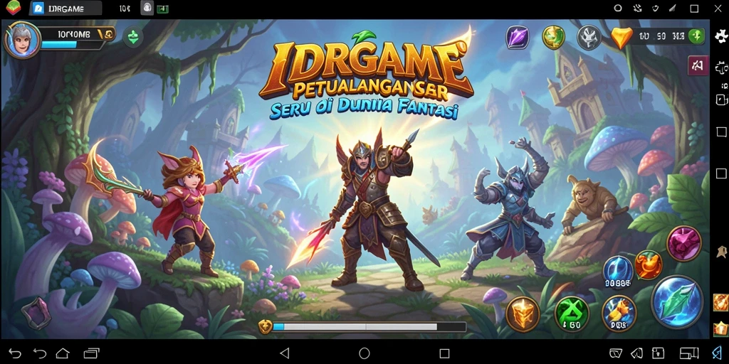 Tampilan gameplay seru dari IDRGAME dengan petualangan mendebarkan.