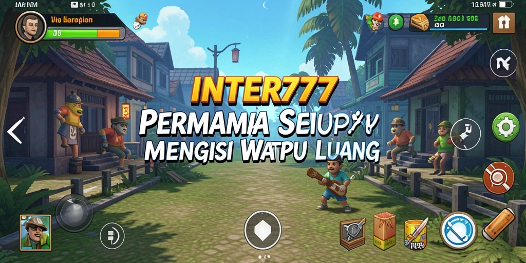 Tampilan menarik dari gameplay INTER77 yang penuh warna.