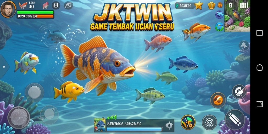 Gameplay menantang dan grafis menawan dalam JKTWIN.