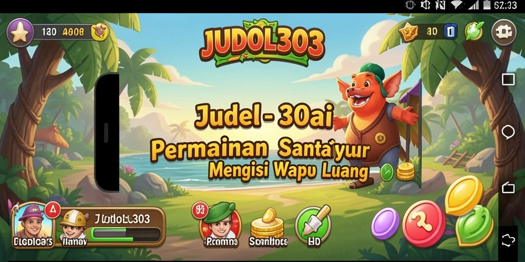 Tangkapan layar utama JUDOL303 menunjukkan gameplay yang menyenangkan dan interaktif.