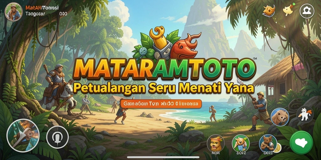 Tampilan gameplay seru dari MATARAMTOTO saat menjelajahi dunia petualangan.