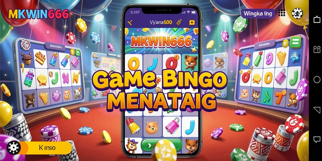 Tampilan menarik dari gameplay Bingo di MKWIN666.