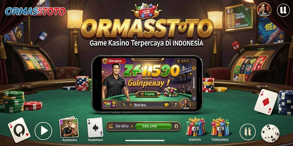 Screenshot gameplay ORMASSTOTO yang menampilkan berbagai permainan Kasino yang menarik.