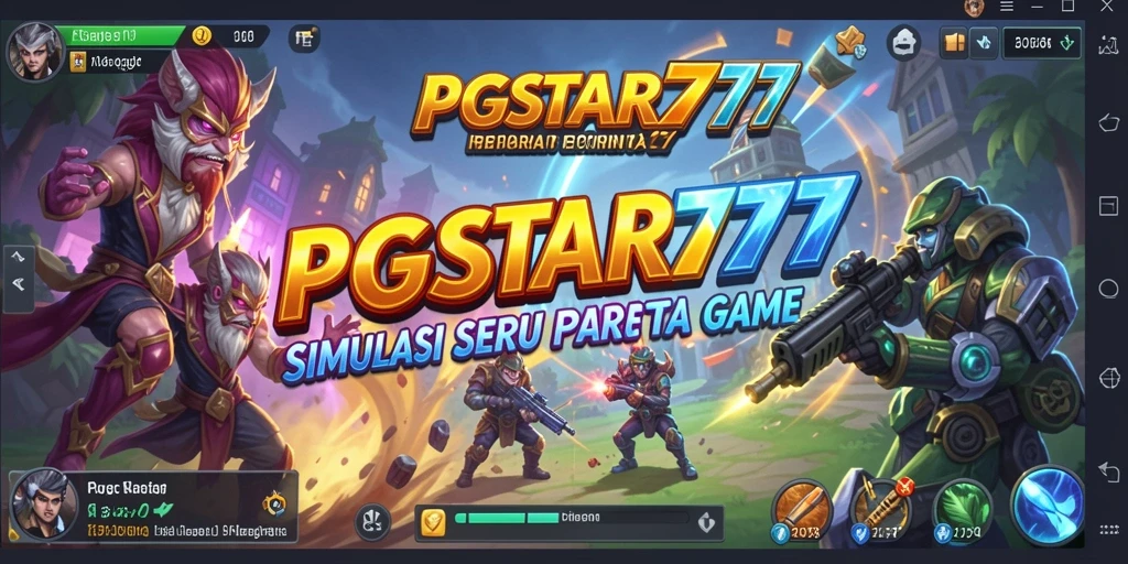 Tangkapan layar PGSTAR777 menampilkan aksi seru dalam dunia simulasi.
