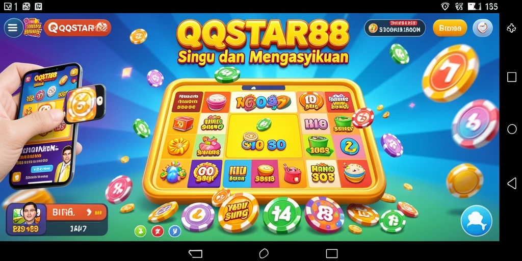 Screenshot menunjukkan gameplay menarik dan interaktif Bingo di QQSTAR88.