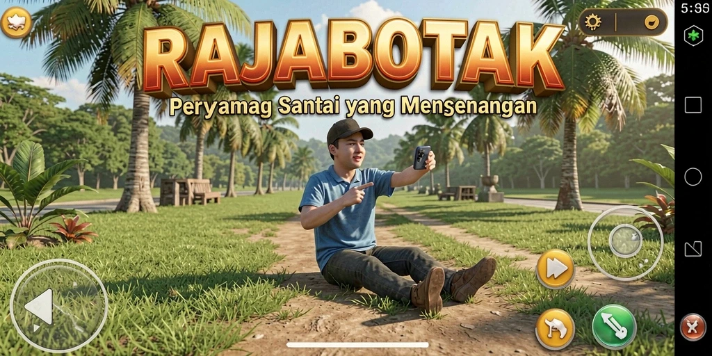 Tampilan menarik dari gameplay RAJABOTAK yang penuh tantangan.