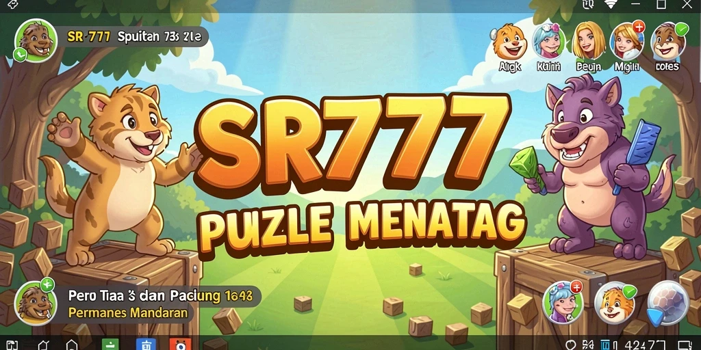 Tampilan gameplay menantang dari SR777 dengan berbagai teka-teki menarik.